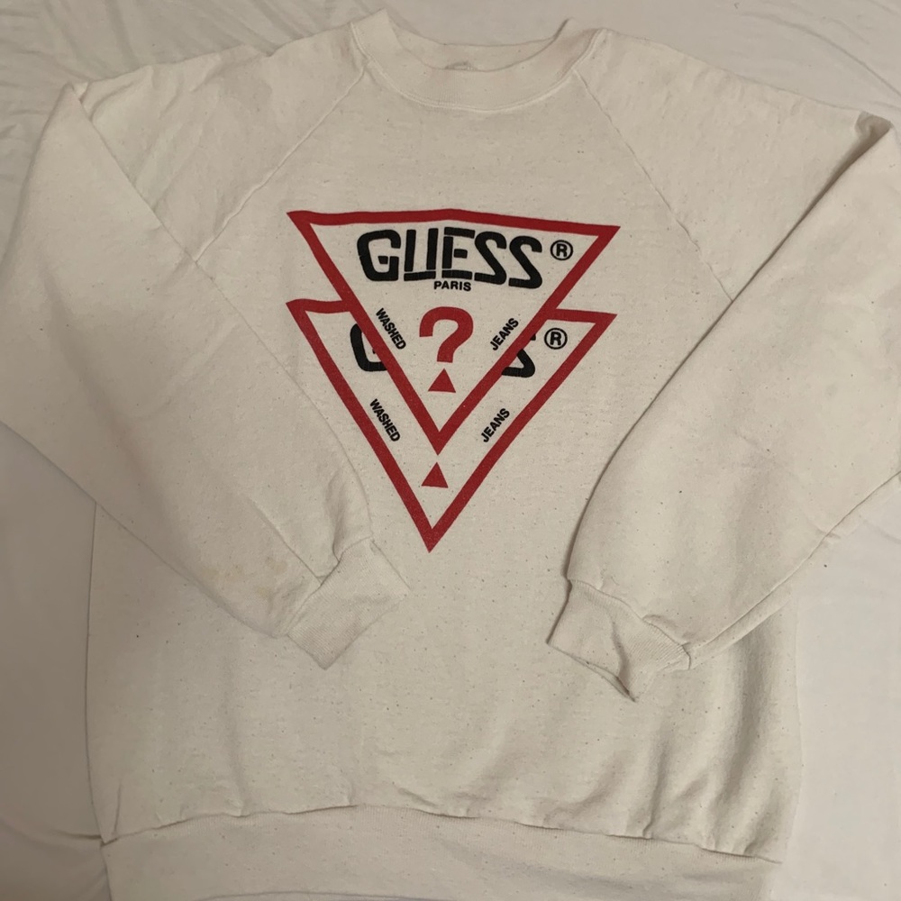 vintage guess sweatshirt.